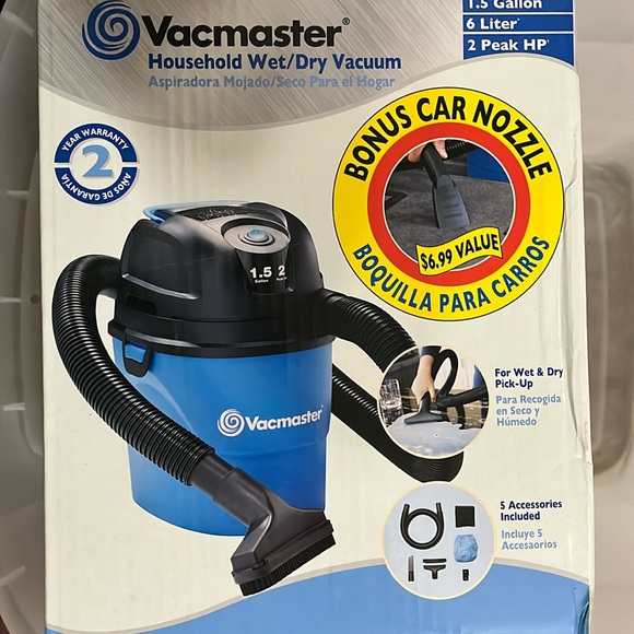 Vacmaster household wet/dry Vacuum 1.5 G - Picture 1 of 4